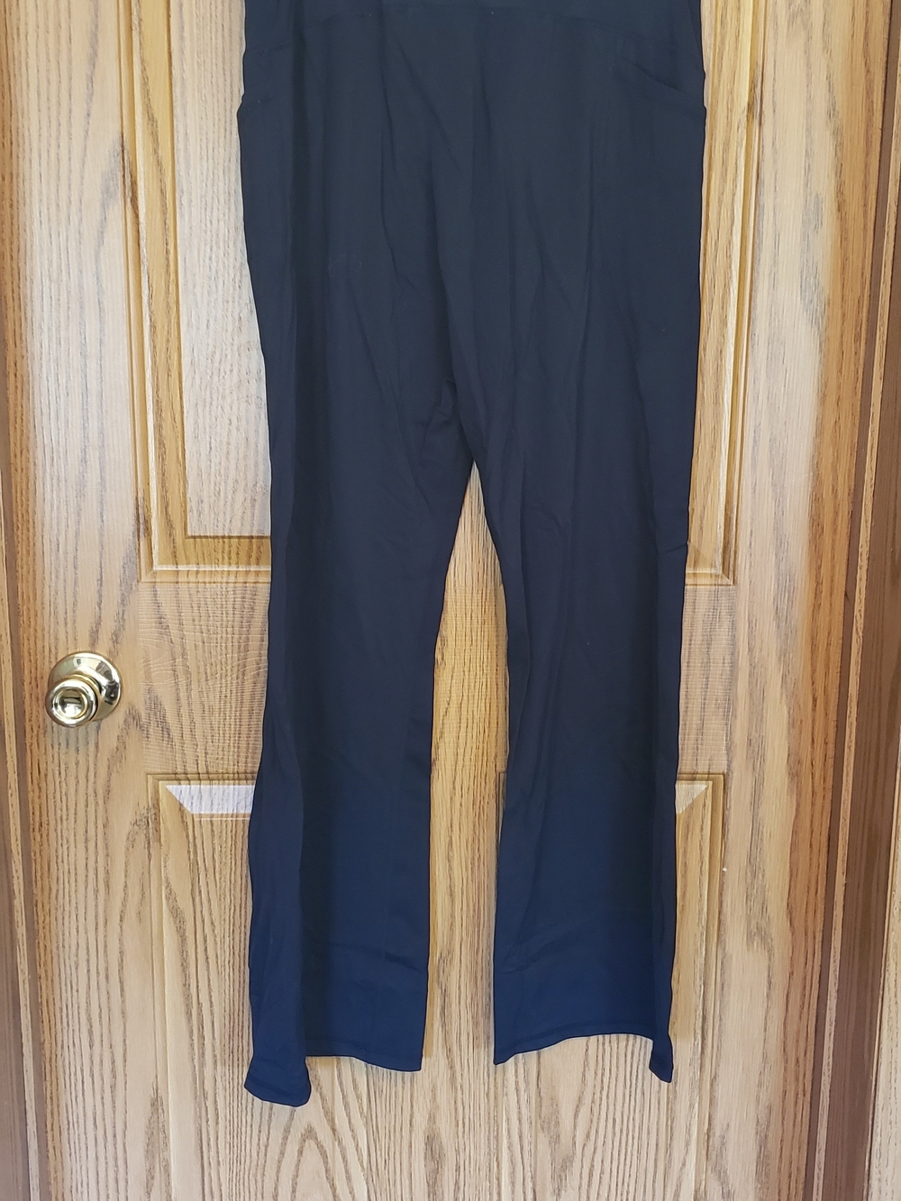 Source Unknown Black Wide-Leg Women's Pants. Maturnity.‎ Xl. Pockets.